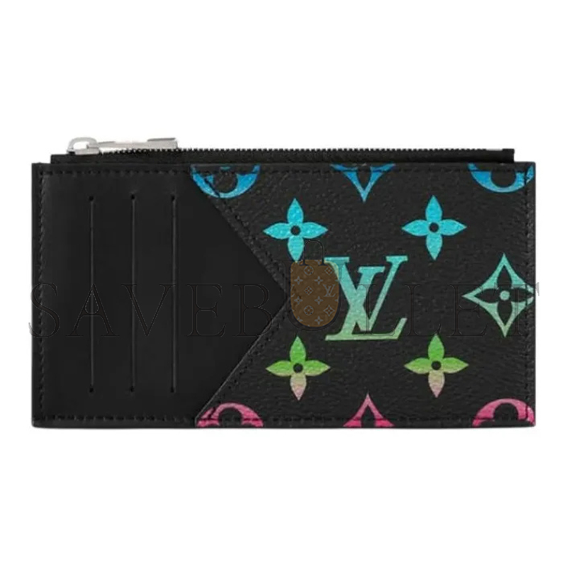 LOUIS VUITTON MURAKAMI VICTOR MONOGRAM MUTATION WALLET BLACK M12641 (14.5*8cm)